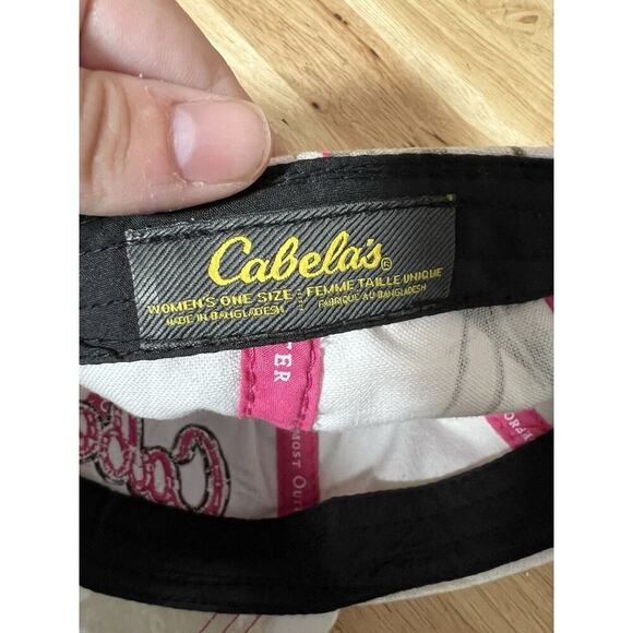 Womens Cabela’s Hat One Size Hunting Fishing Pink Adjustable - Picture 8 of 8